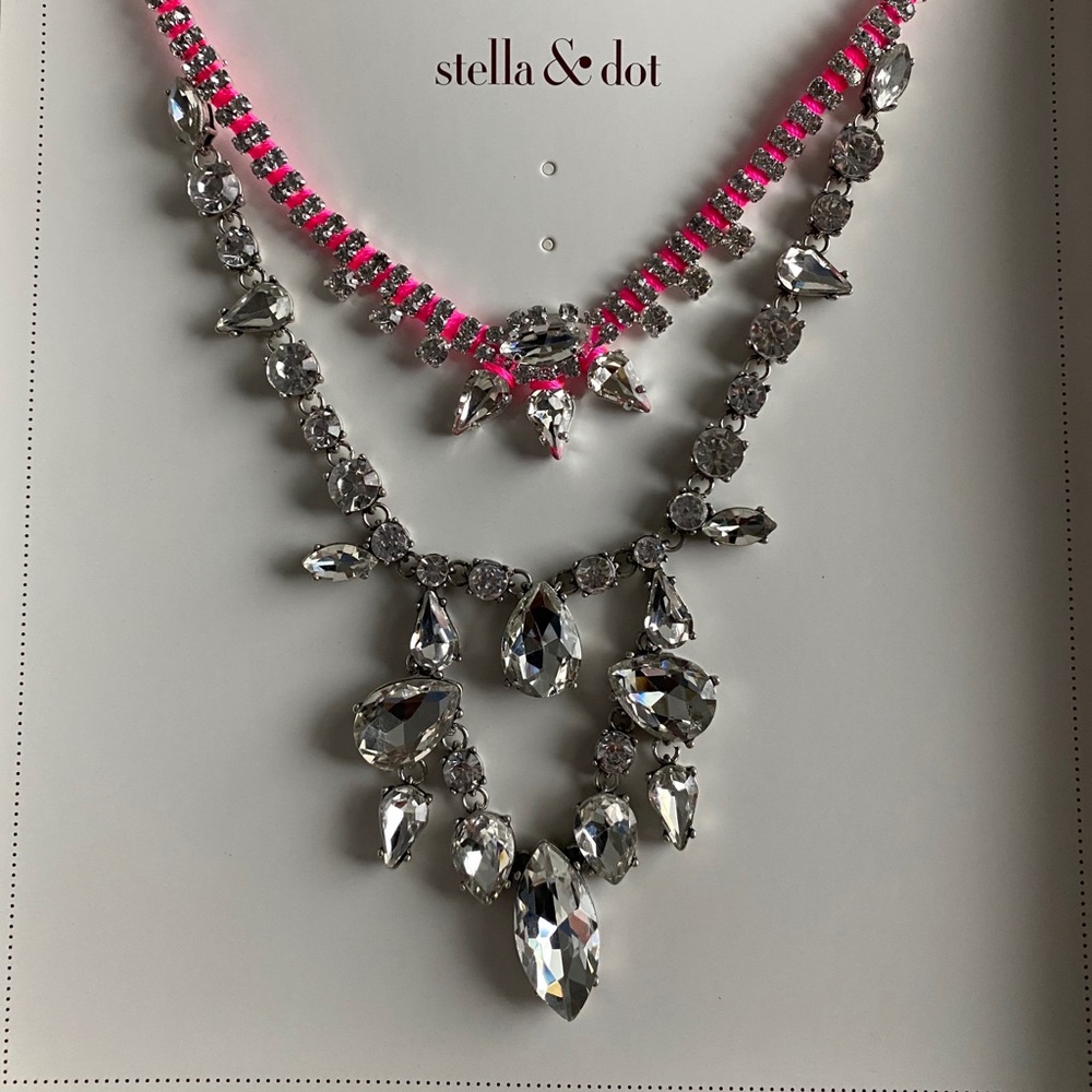 Stella & Dot Neon Dream Statement Necklace NWT - Picture 4 of 7